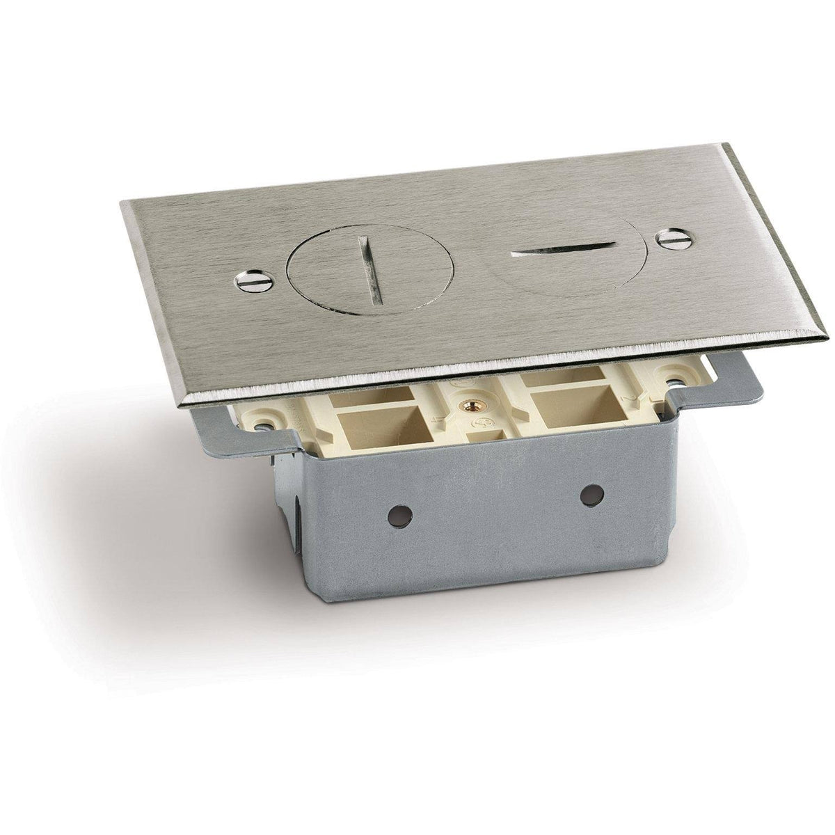 Floor Box Cover Adjustable Duplex F34011
