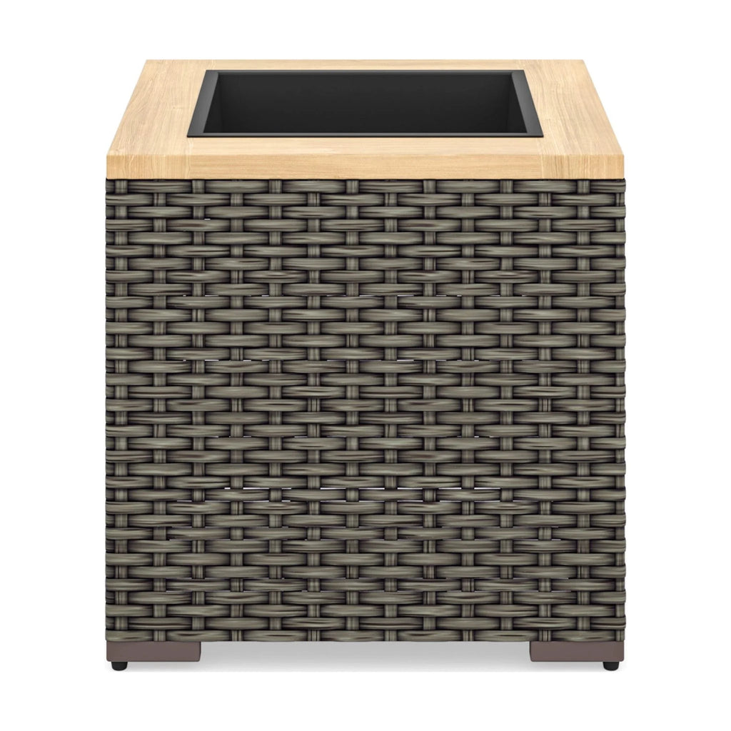 Rattan Outdoor Planter in Brown M1616