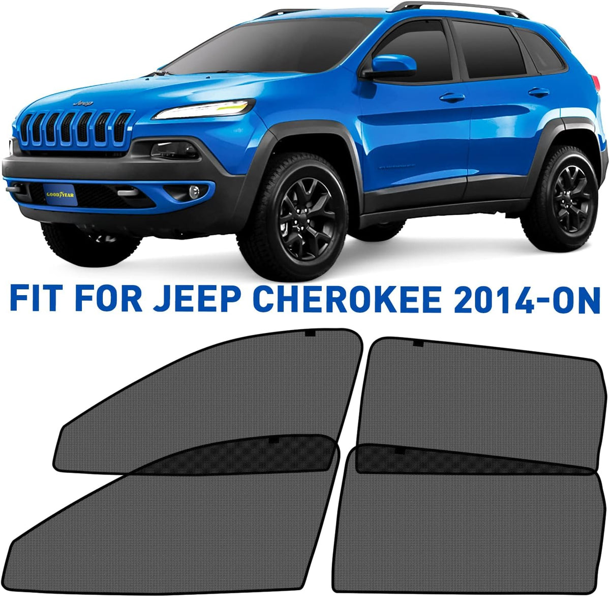 Magnetic Car Window Sunshade 4pcs H3223