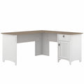 60" L Shaped Desk with Storage M23789