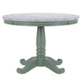 Olive Green and White Wood Dining Table C252429