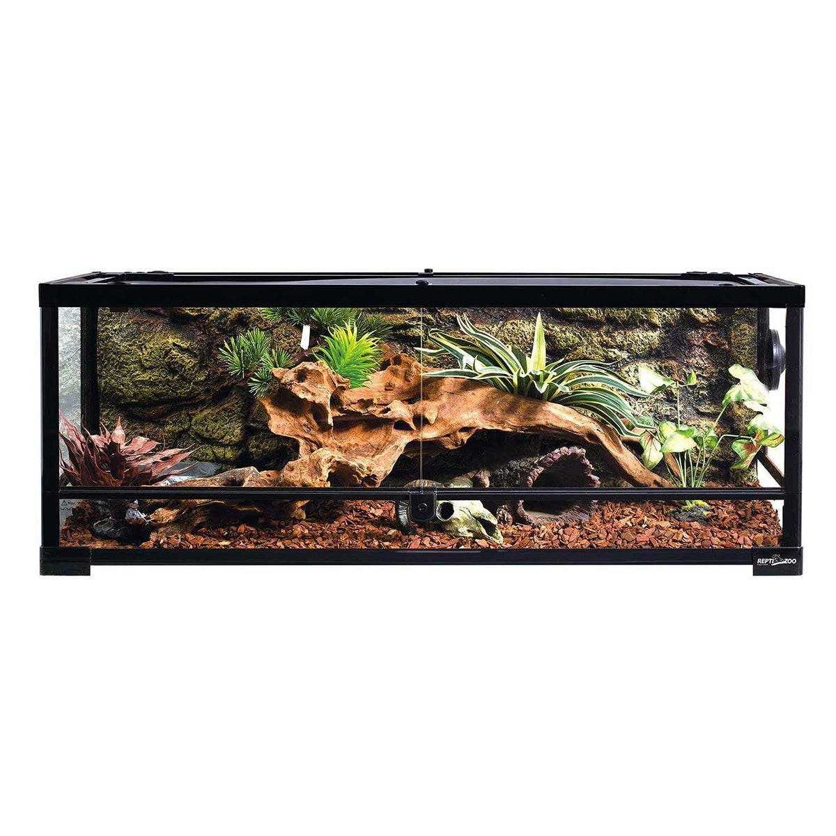 Glass Terrarium with Double Hinge Door 36 inch x 18 inch x 12.6 inch B733361