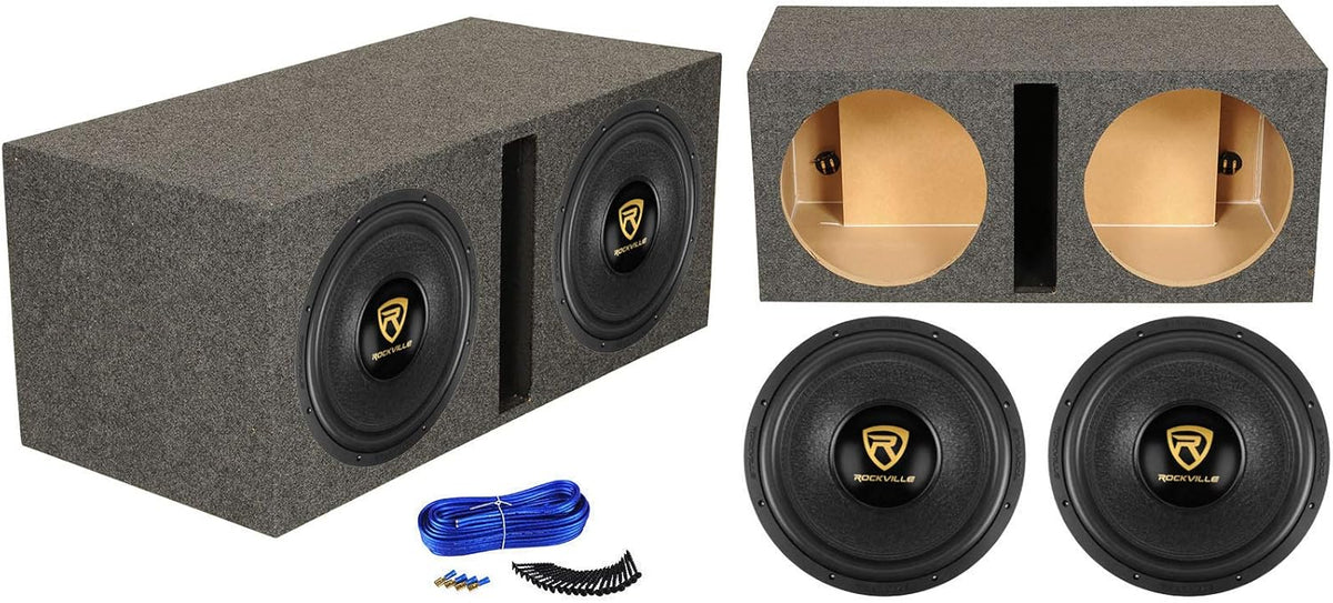 15" 10,000w Car Audio Subwoofers with Vented Sub Box Enclosure R648955
