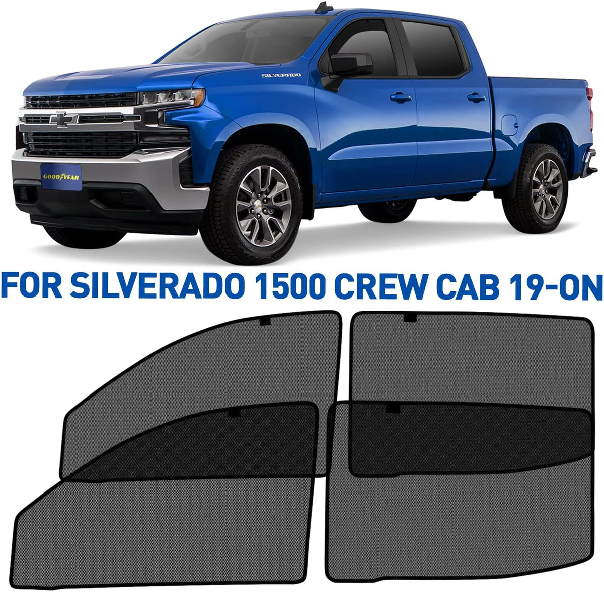 Magnetic Car Window Sunshade 4pcs H3223