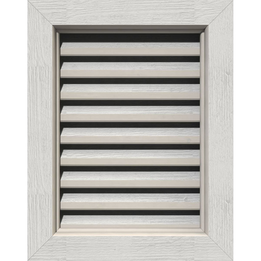 Primed Functional Rough Saw Vertical Gable Vent B553061