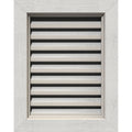 Primed Functional Rough Saw Vertical Gable Vent B553061