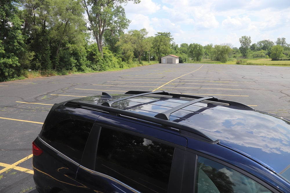 Black Aluminum Roof Rack Crossbars Set of 2pcs T20876