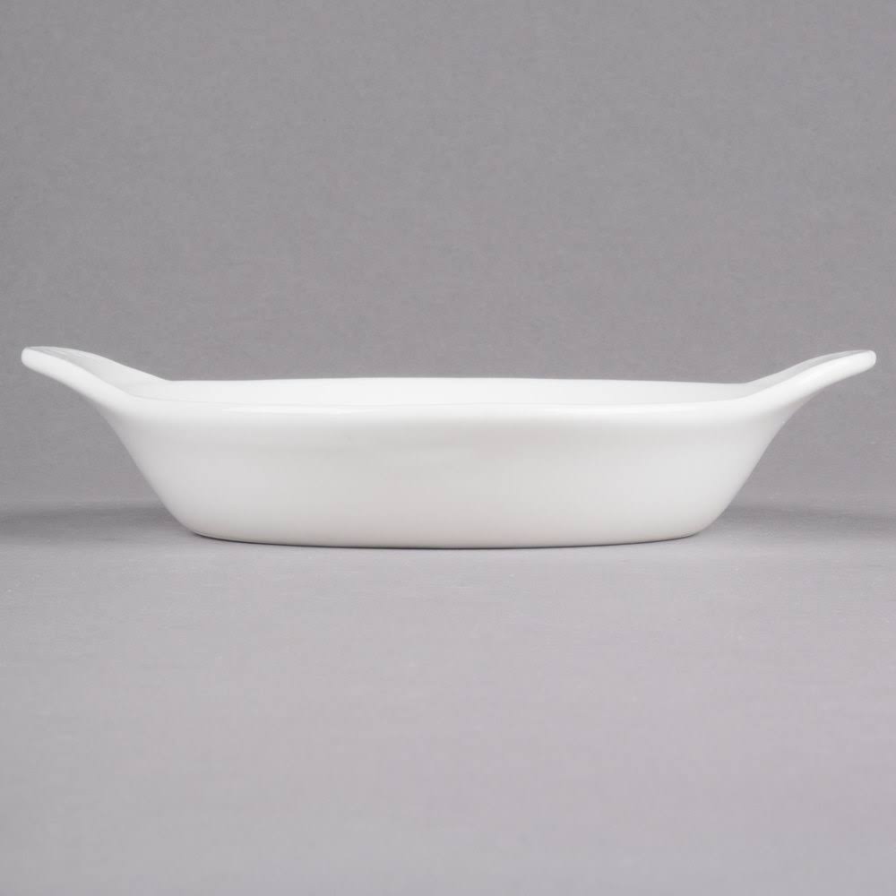 12 oz. Bone White Stoneware Shirred Egg Dish - 36/Case L656627
