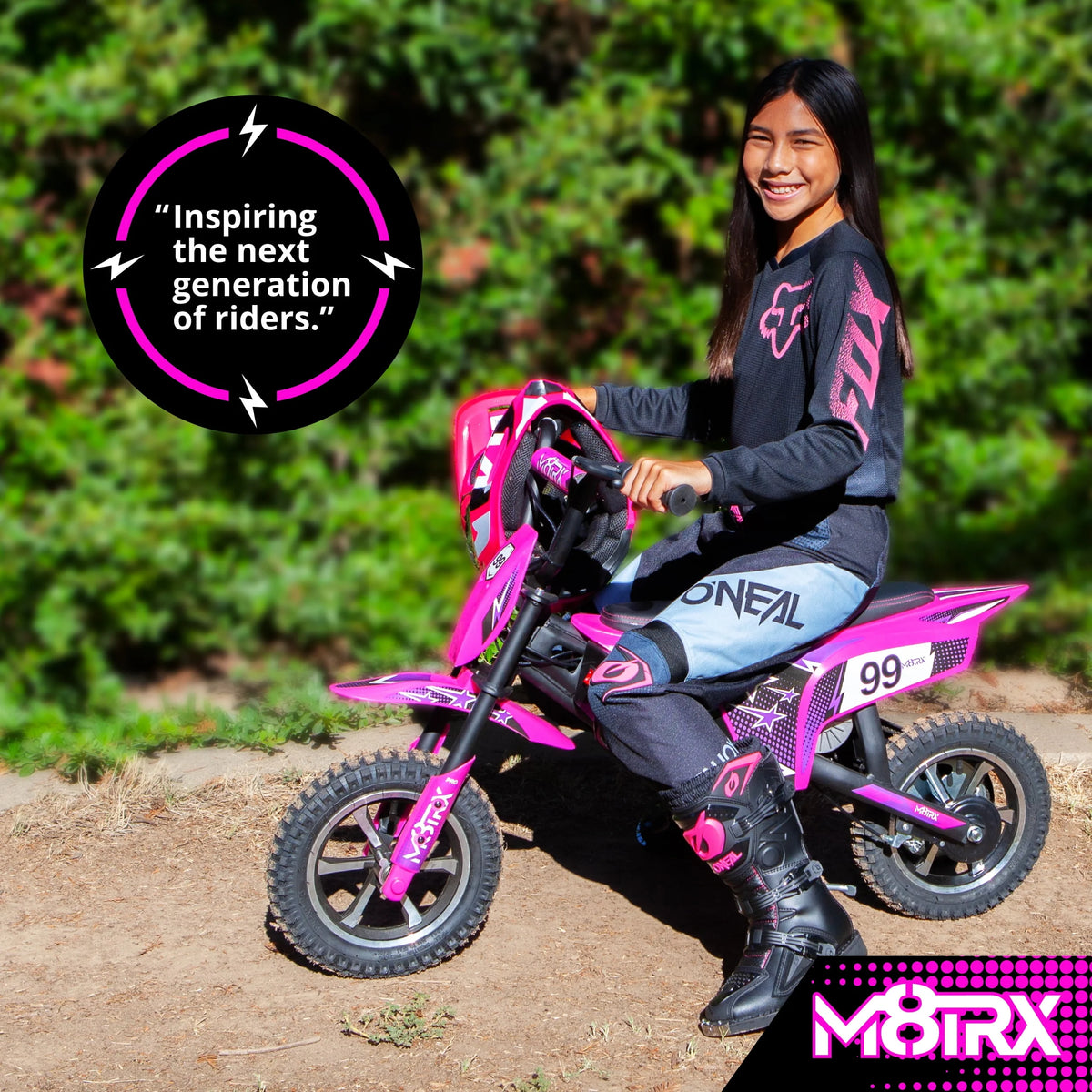Pink 24V Electric Dirt Bike Y858880