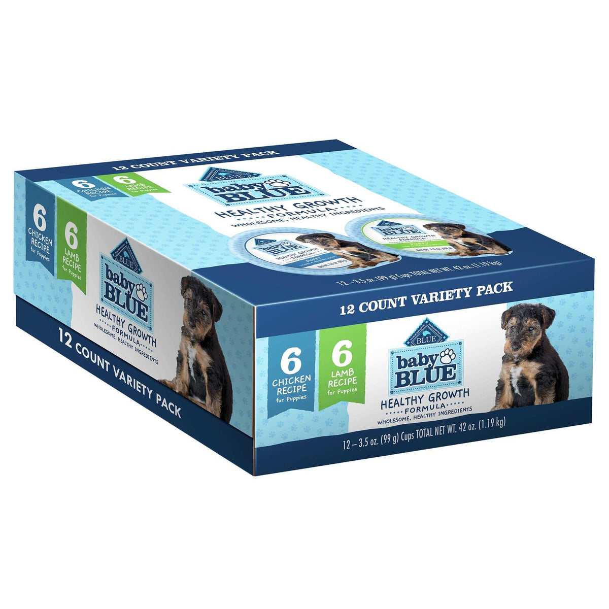 Chicken Lamb & Vegetable Recipe Variety Pack Puppy Wet Food A46678