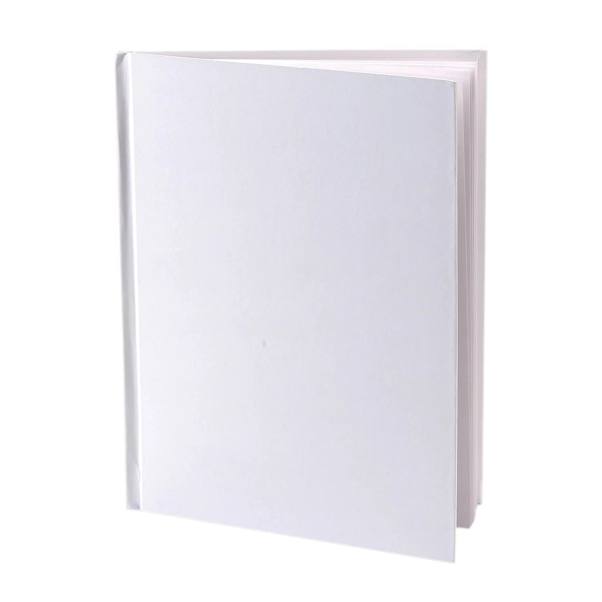 Hardcover Blank Book 6" x 8" Portrait White Pack of 12 O3969