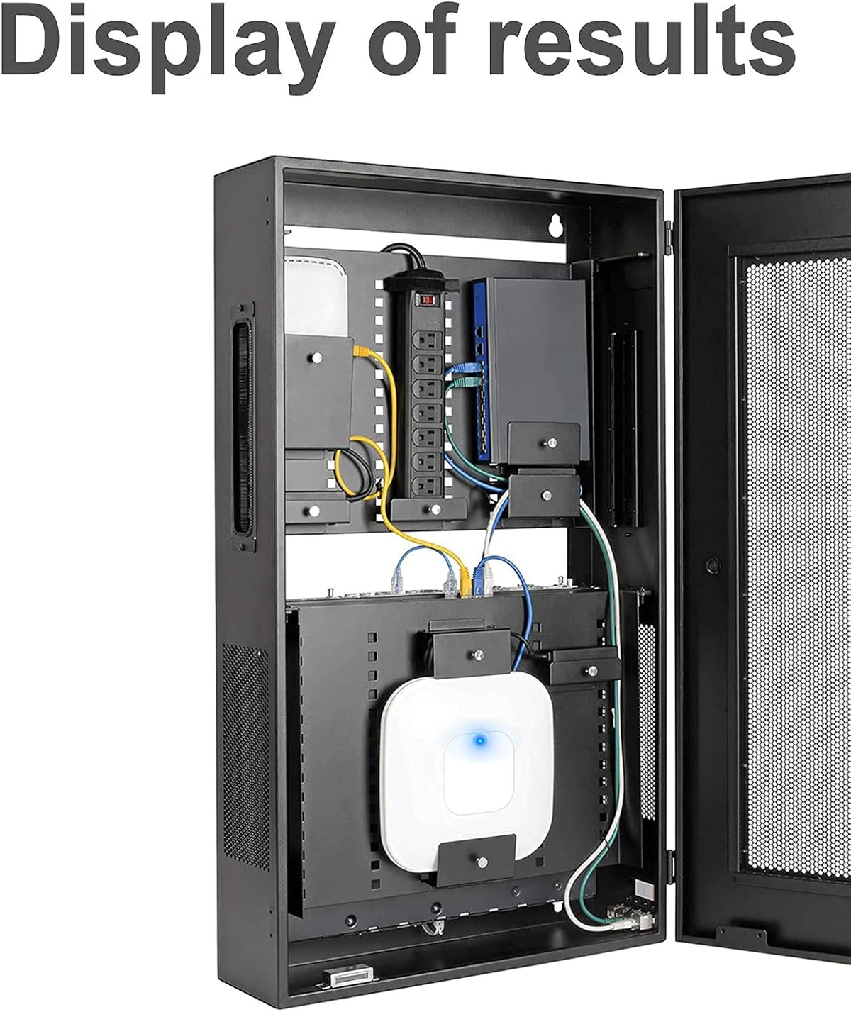 3U 19-inch Vertical Wall-Mounted Rack C221