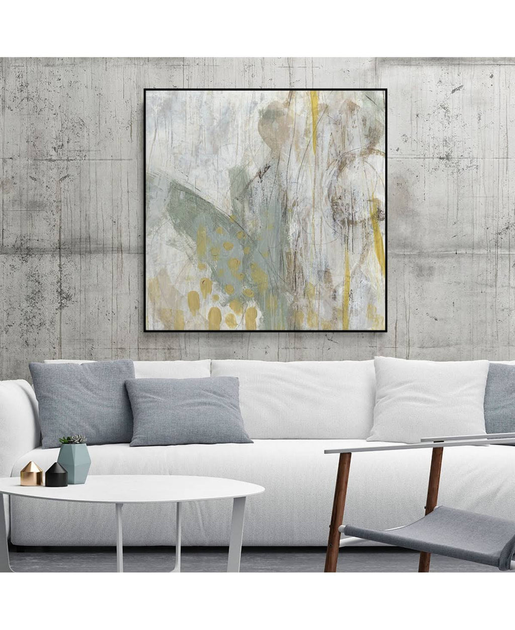 Tan Framed Canvas F320