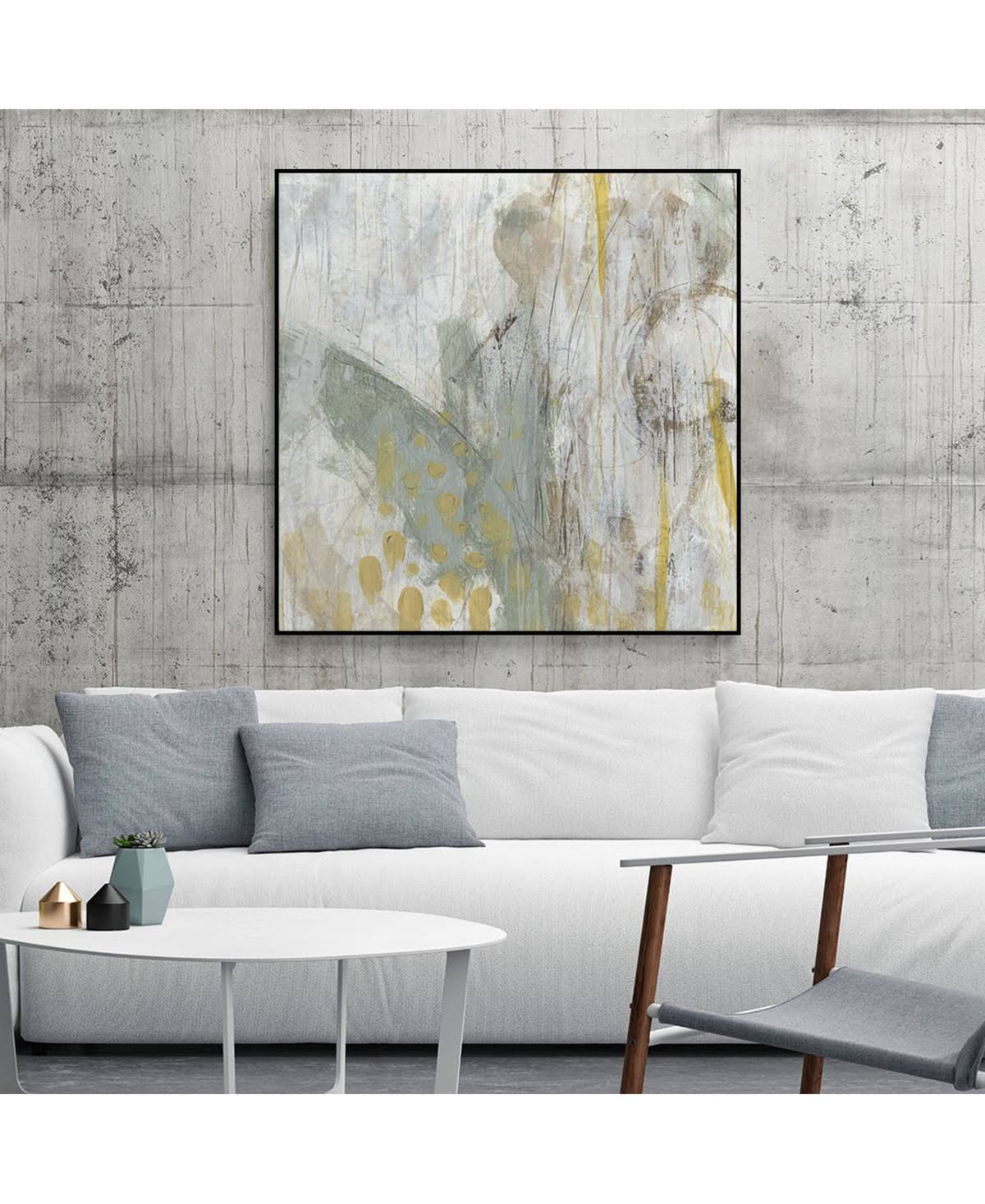 Tan Framed Canvas F320