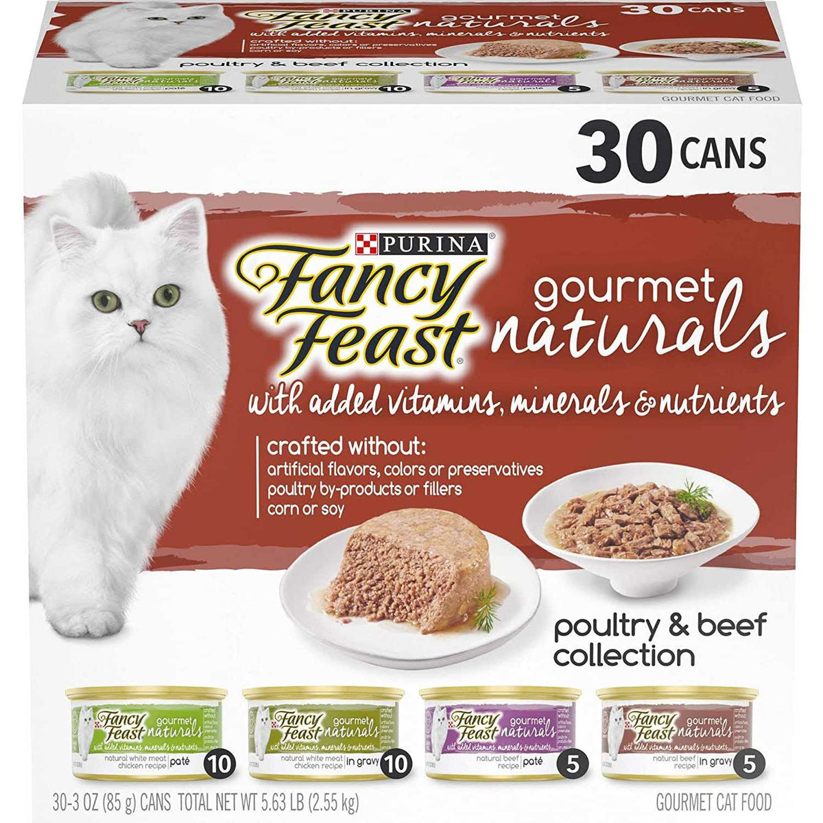 Wet Cat Food Variety Pack Poultry and Beef D964500