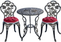 5-Piece Cast Aluminum Patio Bistro Table Set N261