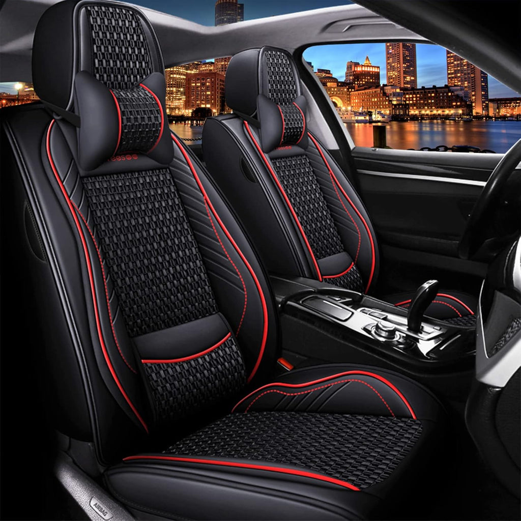 Faux Leather Car Seat Cover Front Only F75723