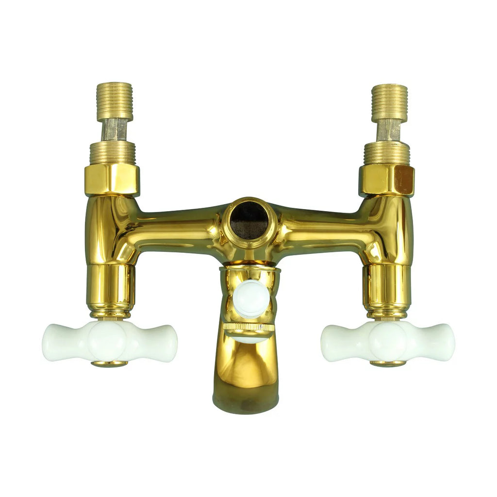 PVD Brass Porcelain Tub Faucet H73880