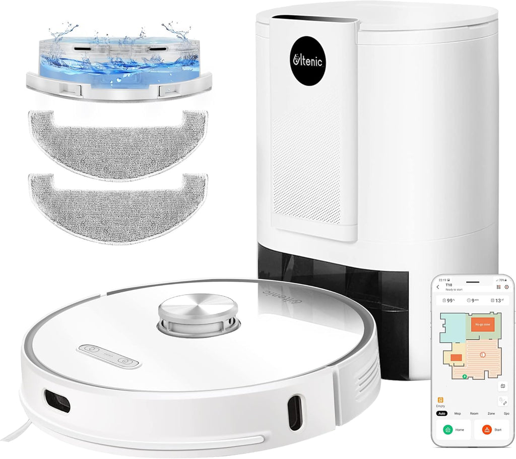 Robot Vacuum and Mop Combo Self Emptying 3000Pa G787