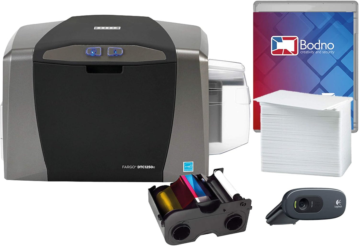 ID Card Printer & Supplies Package Y889381