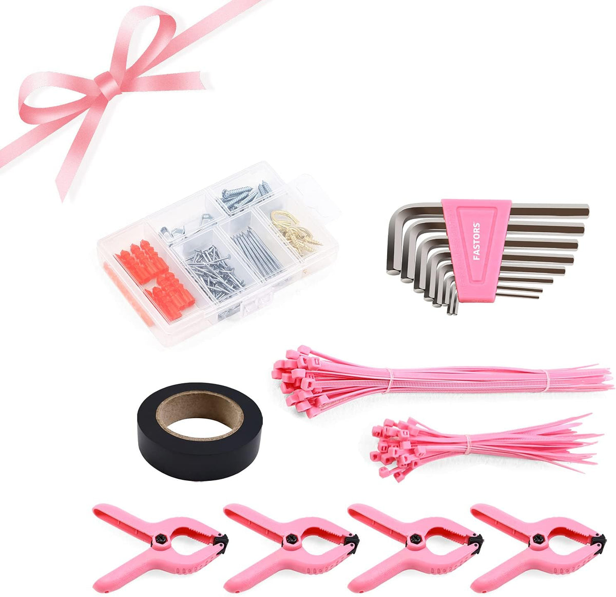 Pink 228-Piece Tool Set with Tool Bag T666987
