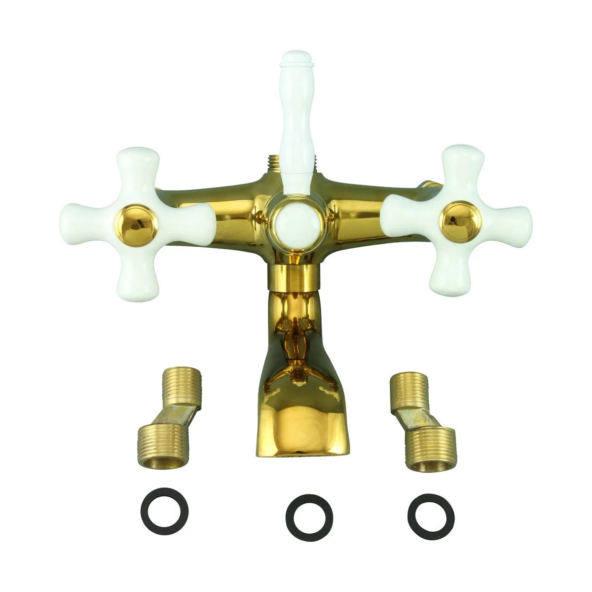 PVD Brass Porcelain Tub Faucet H73880