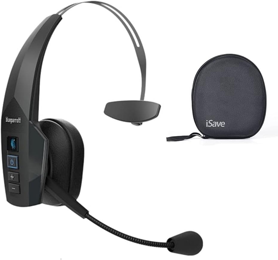 Noise Cancelling Wireless Bluetooth Headset with Carrying Case X6151