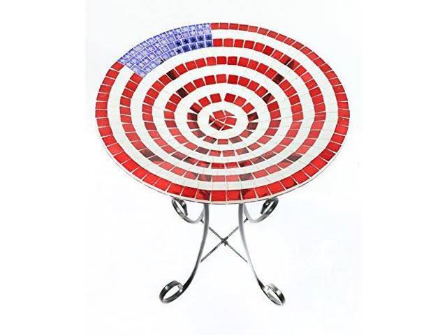 Glass Birdbath with Metal Stand O21602