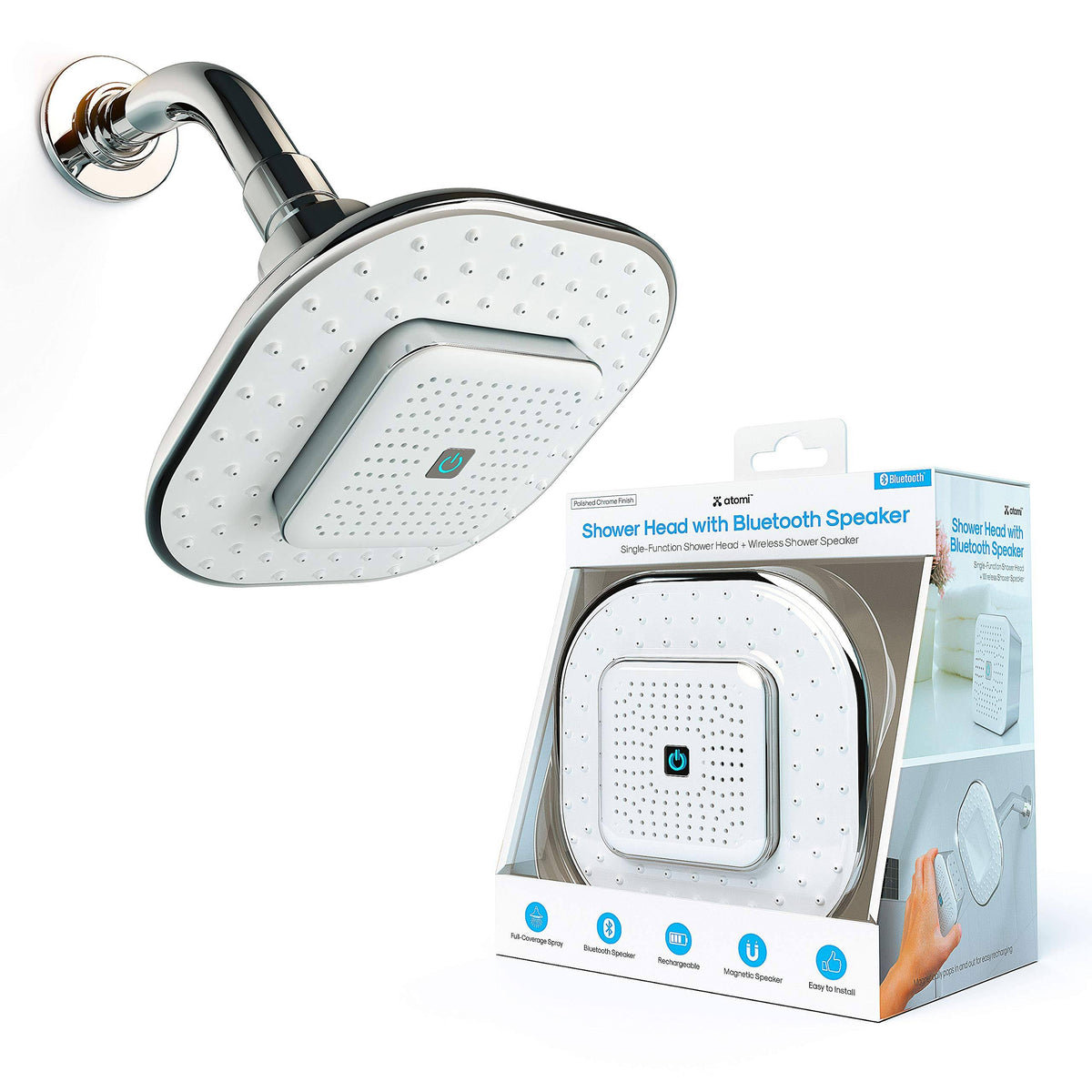 Bluetooth Shower Head with Speaker U568924