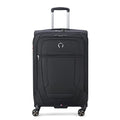 Black Softside Expandable Luggage with Spinner Wheels, Carry on 20 Inch U316778