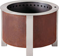 22 Inch Smokeless Fire Pit Corten Steel F2636