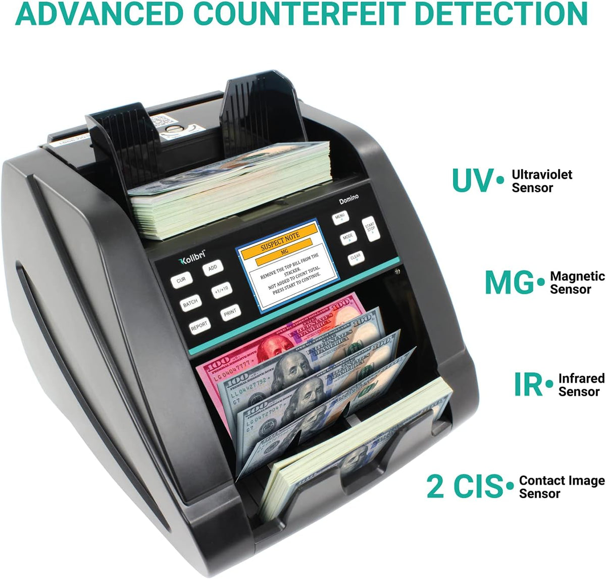 Money Counter Machine with Counterfeit Bill Detector T6176