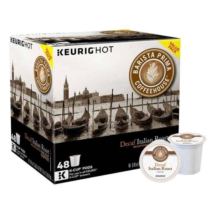 Italian Roast Decaf Coffee Keurig K-Cup Pods 48-Count K39455