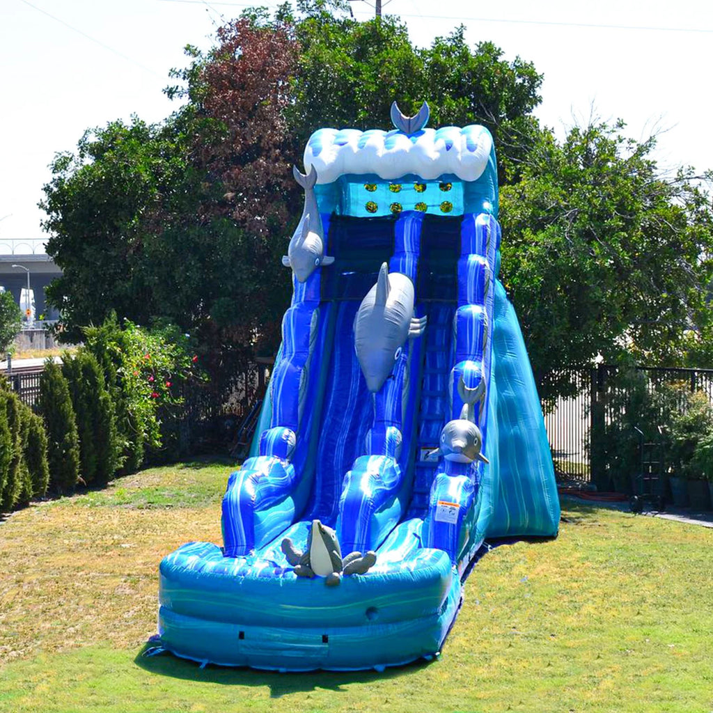 Commercial Grade Inflatable Water Slide with Detachable Pool H7062