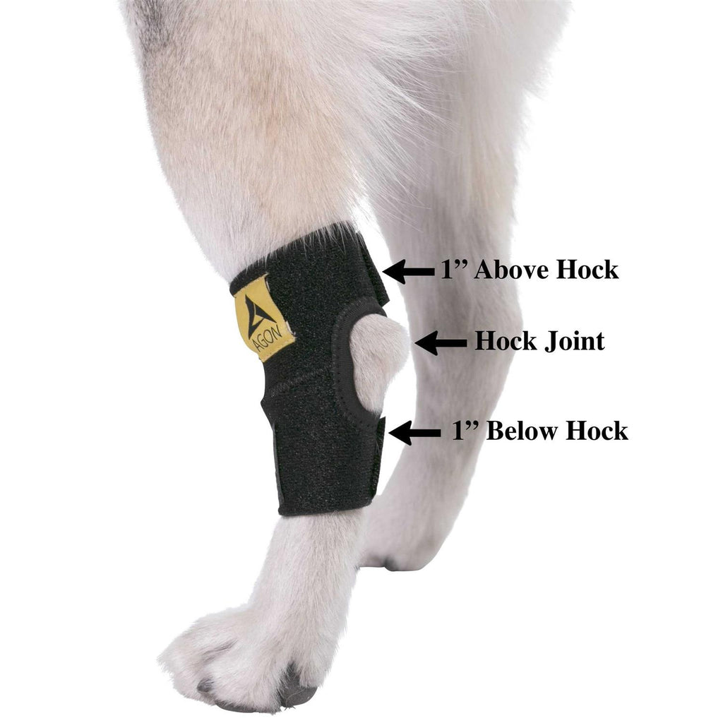 Dog Rear Hock Joint Brace Compression Wrap With Straps M9950
