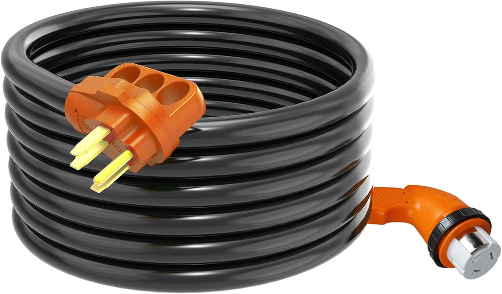 50 Amp 36 Feet Heavy-Duty RV Extension Cord with Finger Handle G875