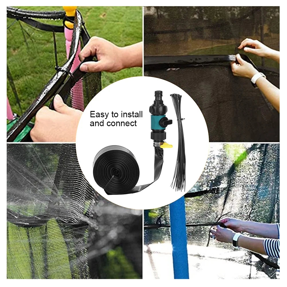 Rociador de agua de trampolín de PVC para exteriores (15m) O120