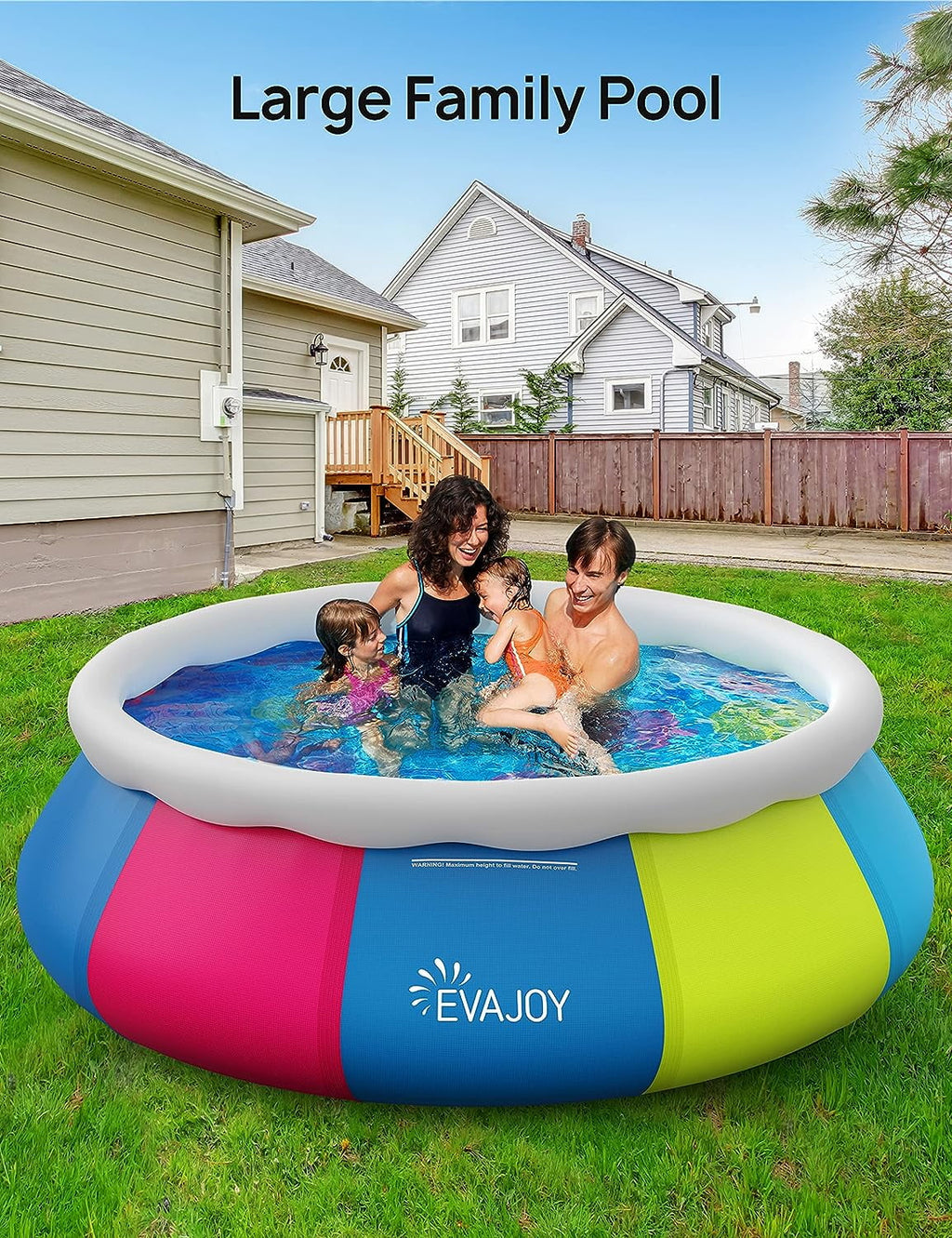 10ft × 30in Easy Set Inflatable Swimming Pool with Pool Cover V17580