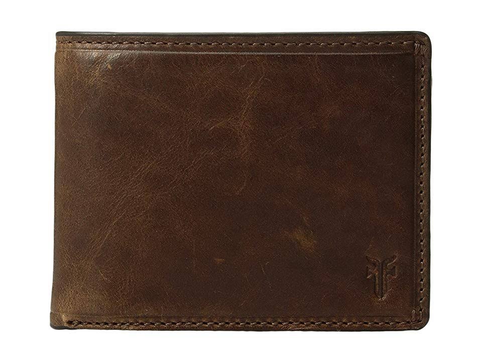 Dark Brown Leather ID Billfold Z7610