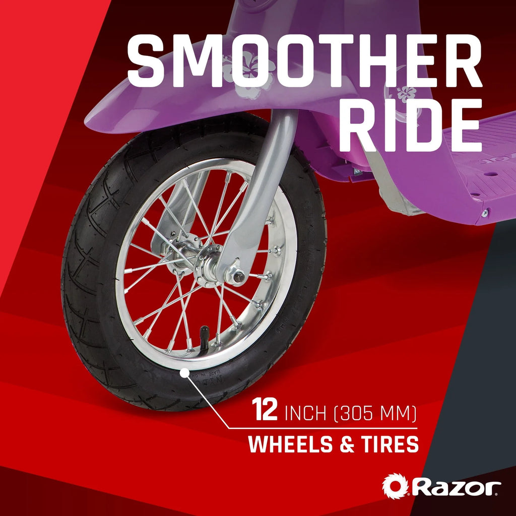 Purple Electric Scooter C3128