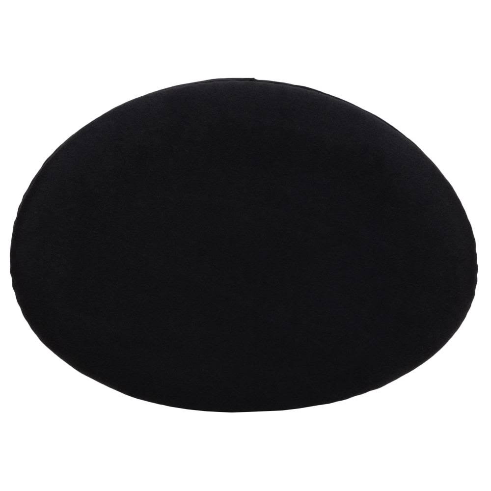 Red Fabric Saddle Wing Ottoman Z1349