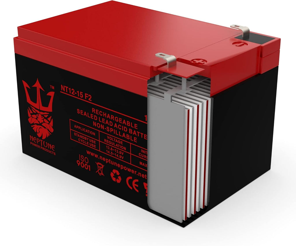 12V 15AH F2 Replaces Razor MX650 Dirt Rocket - 2 Pack S299468