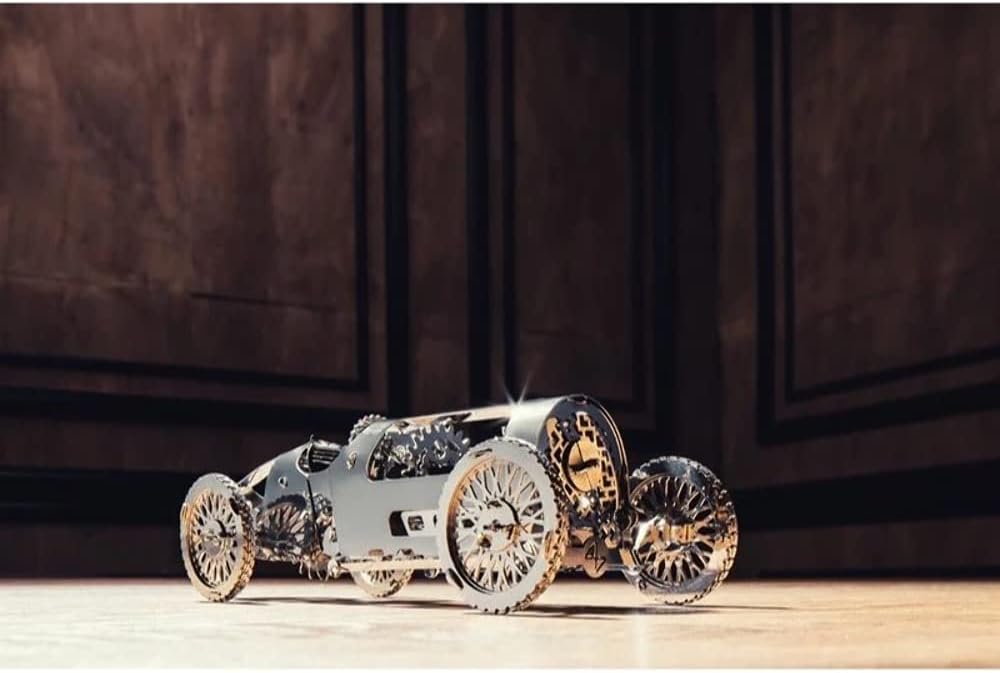 3D Puzzle Metal Model Car Kit Vintage Car Pack of 2 B9498