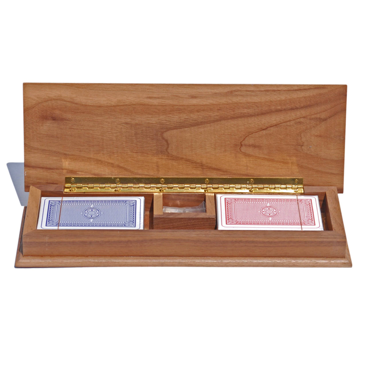 Solid Walnut Wood Cabinet Cribbage Set G51126