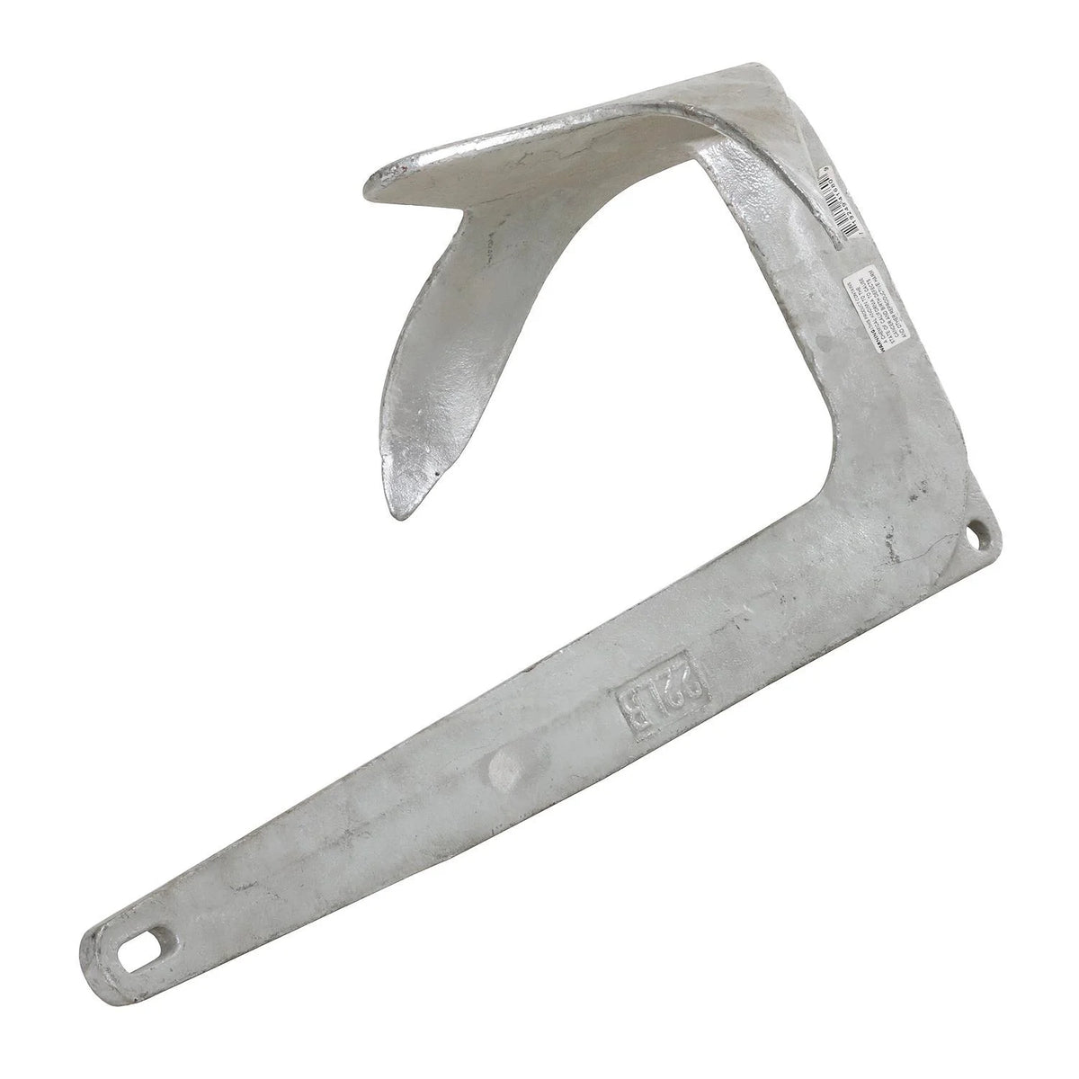 22 Lbs. Hot-Dipped Galvanized Steel Boat Anchor O505418