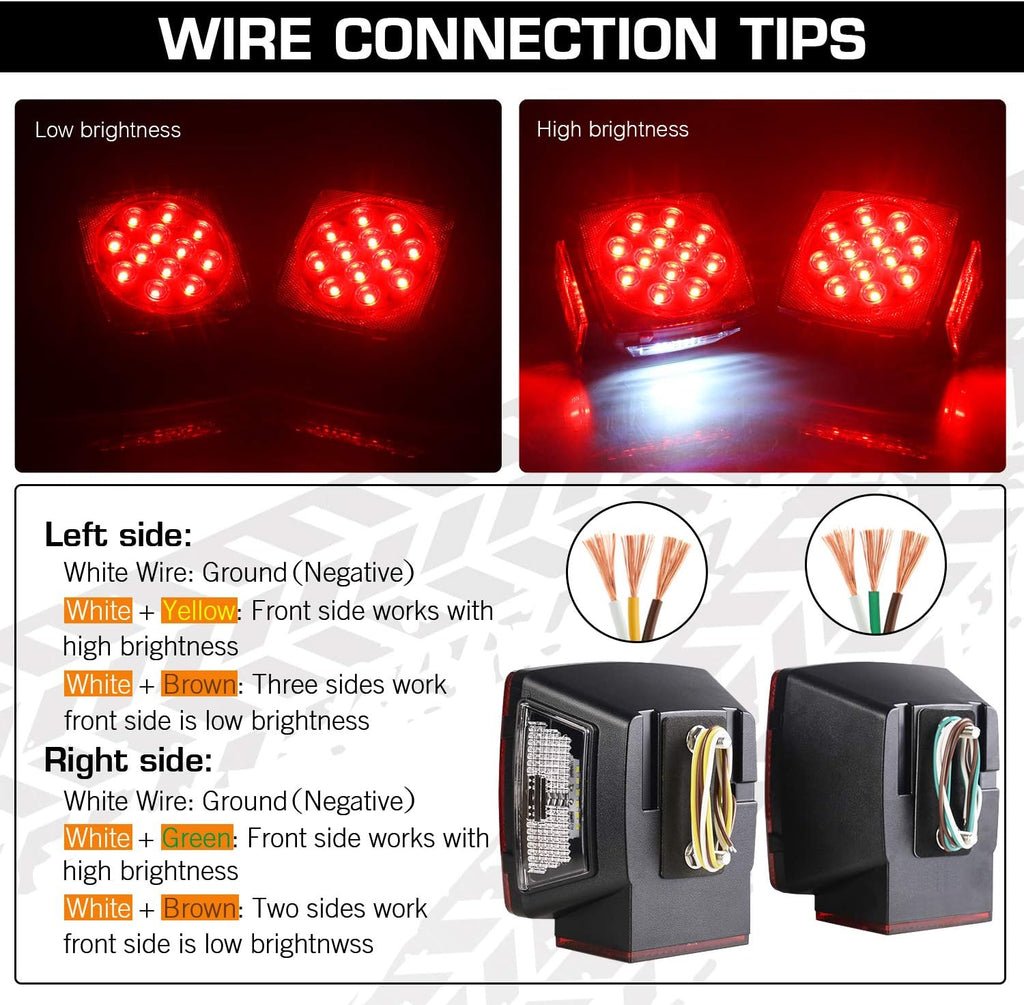 Submersible LED Trailer Light Kit Q960