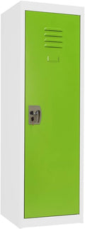 Metal Storage Locker with Lock and 2 Adjustable Shelves, Red/White Pack of 2 K699553