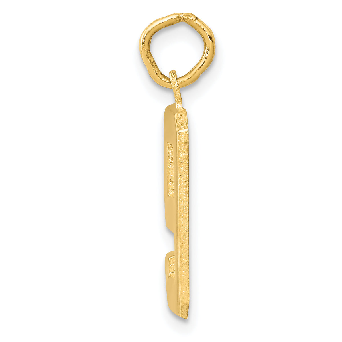 10K Yellow Gold Number 9 Pendant Charm Z858