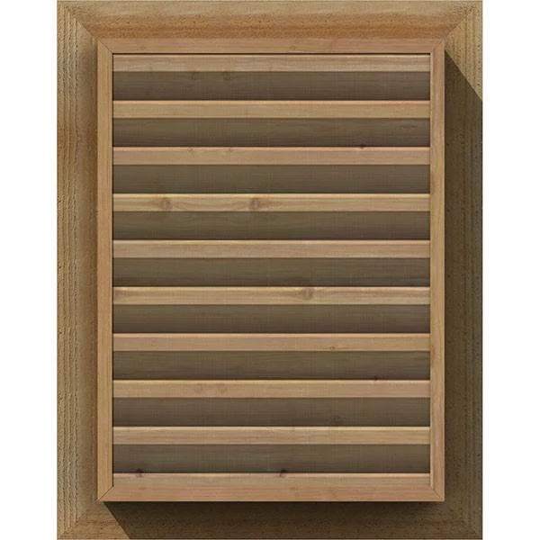 Unfinished Vertical Gable Vent B595