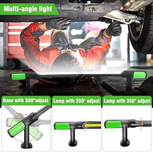 2400LM Rechargeable LED Work Light with Hooks Q37477